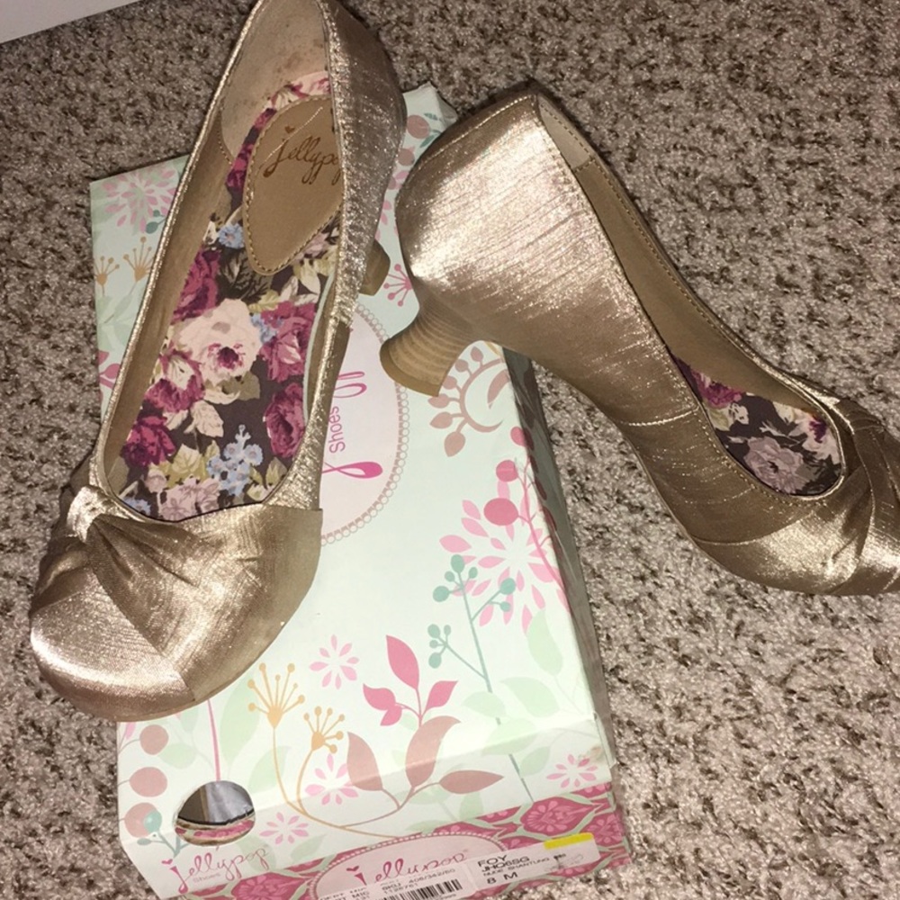 NUDE Jelly Pop low heels